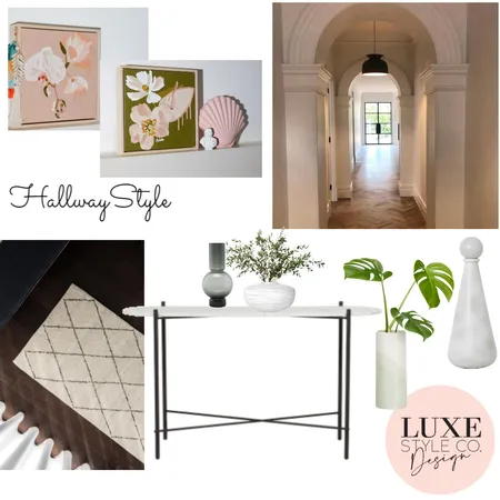 Hallway Style Interior Design Mood Board by Luxe Style Co. on Style Sourcebook