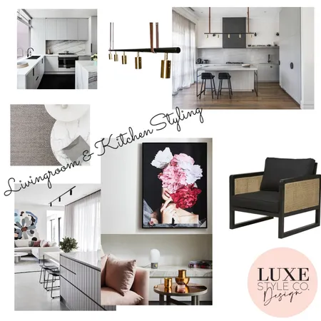 Contemporary Scandi Living Interior Design Mood Board by Luxe Style Co. on Style Sourcebook
