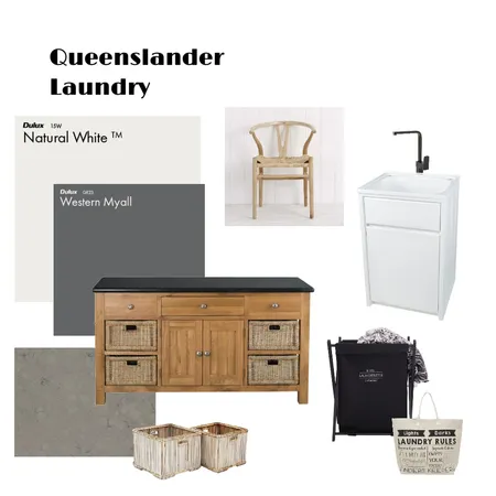Queenslander Laundry Interior Design Mood Board by Viv on Style Sourcebook