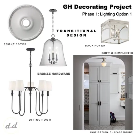 GH Decorating Project - Lighting.1 Interior Design Mood Board by dieci.design on Style Sourcebook