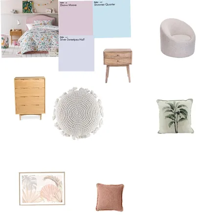 Abi’s room Interior Design Mood Board by Tees on Style Sourcebook