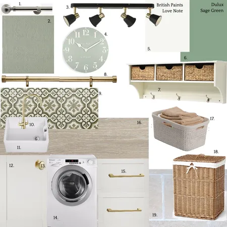 Laundry Room Sample Board Interior Design Mood Board by oliviaspickernell on Style Sourcebook