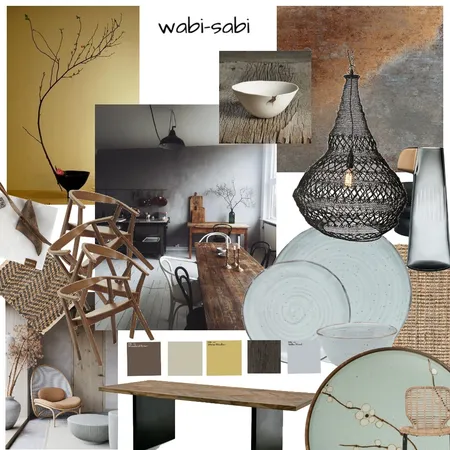 Wabi-Sabi Interior Design Mood Board by Staging Deco on Style Sourcebook
