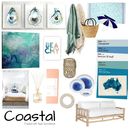 Coastal Interior Design Mood Board by LStaines on Style Sourcebook