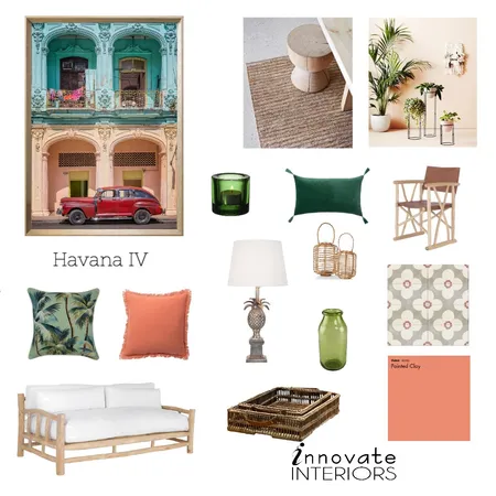 Havana Lounge Room Interior Design Mood Board by Innovate Interiors on Style Sourcebook