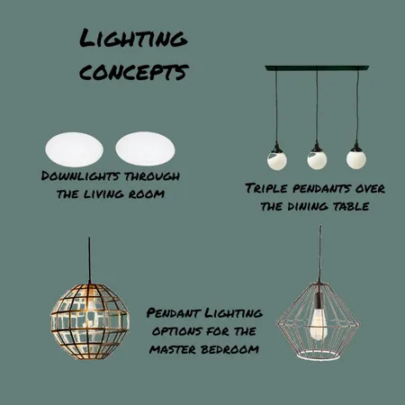 Lighting Concepts Interior Design Mood Board by EllieSarah on Style Sourcebook