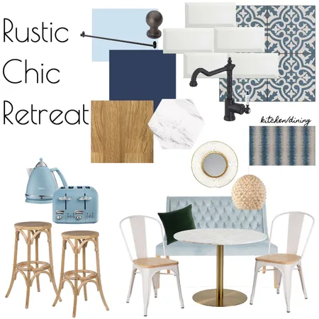 Rustic Chic Retreat - 002 Interior Design Mood Board by RLInteriors on Style Sourcebook