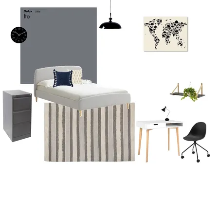 החדר של עידן Interior Design Mood Board by shirlyyakov on Style Sourcebook