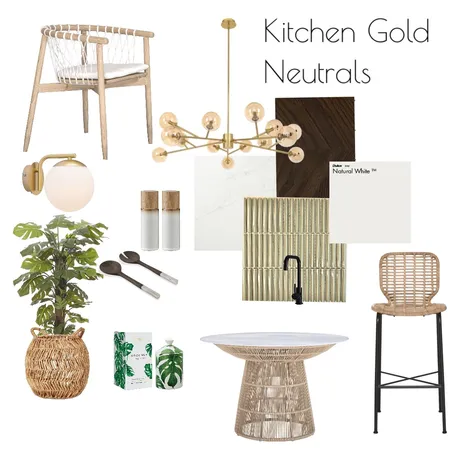 Kitchen gold Interior Design Mood Board by barbaracoelho on Style Sourcebook
