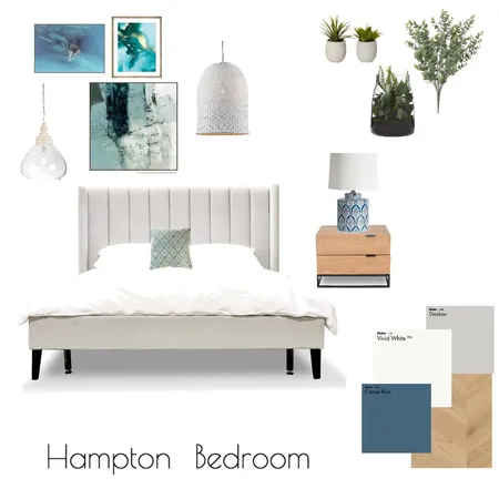 hampton bedroom Interior Design Mood Board by jessiegarlick on Style Sourcebook