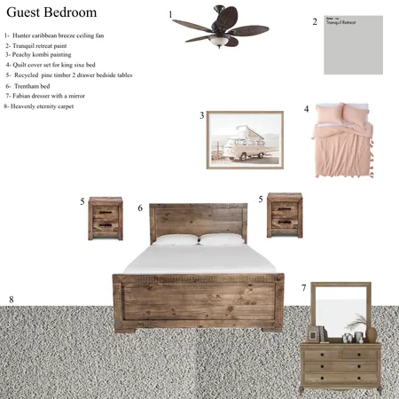 Guest bedroom Interior Design Mood Board by BayleaR on Style Sourcebook