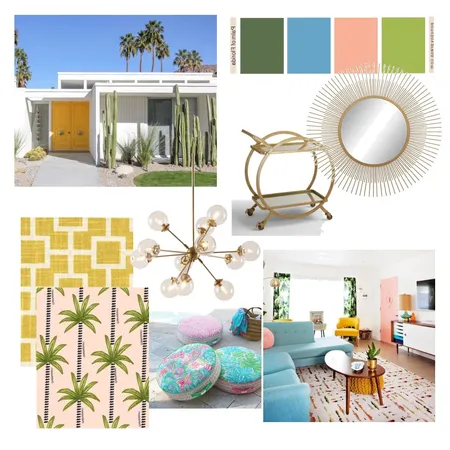 Palm Springs Interior Design Mood Board by Rebecca Skrokov on Style Sourcebook
