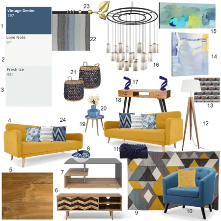 living room Interior Design Mood Board by Tasleema Jungal on Style Sourcebook