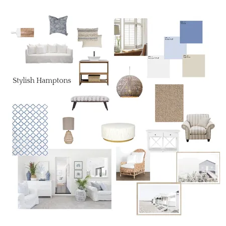 Hamptons Interior Design Mood Board by Gemmabocco on Style Sourcebook