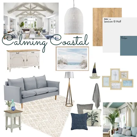 Calming Coastal Interior Design Mood Board by redkrl on Style Sourcebook
