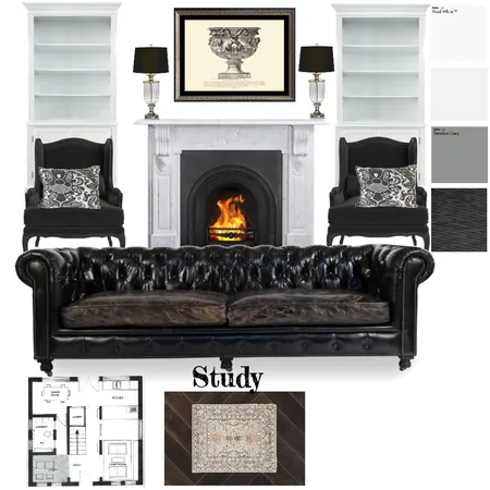 Study Interior Design Mood Board by LC on Style Sourcebook