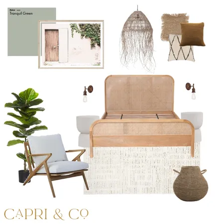 Coastal Rustic Bedroom Interior Design Mood Board by Capri & Co Interiors on Style Sourcebook