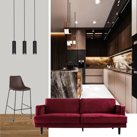 modern kitchen with living room Interior Design Mood Board by Holi Home on Style Sourcebook
