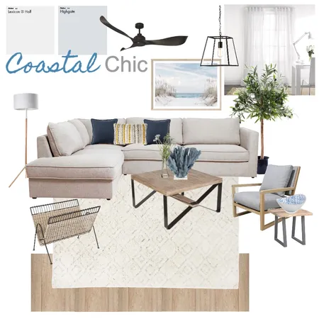 Coastal Chic Living Room Interior Design Mood Board by nisadyahayu on Style Sourcebook