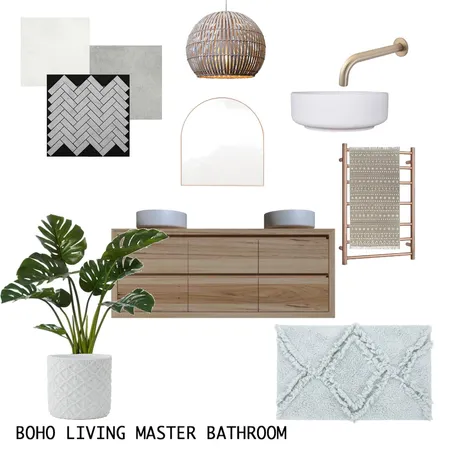 boho bathroom Interior Design Mood Board by jessiegarlick on Style Sourcebook