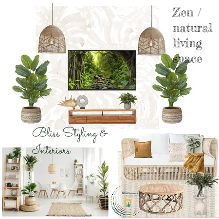 Natural living room Interior Design Mood Board by Bliss Styling & Interiors on Style Sourcebook