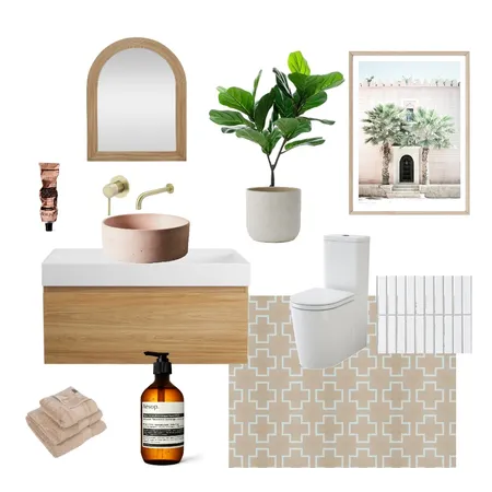 Powder Room Interior Design Mood Board by humblehomeinthehills on Style Sourcebook