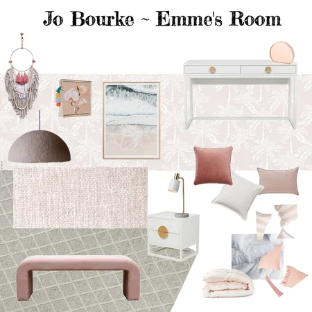Jo Bourke ~ Emme's Room Interior Design Mood Board by BY. LAgOM on Style Sourcebook