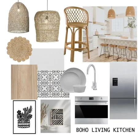 boho kitchen Interior Design Mood Board by jessiegarlick on Style Sourcebook