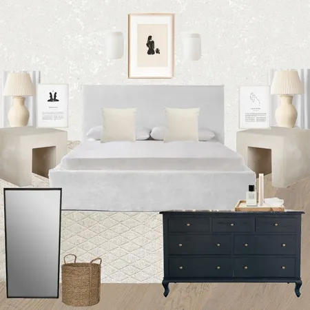 BARN 104 MASTER BEDROOM Interior Design Mood Board by threexgathered on Style Sourcebook