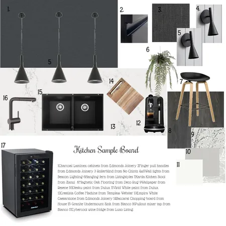 Kitchen Module 9 Interior Design Mood Board by SbS on Style Sourcebook