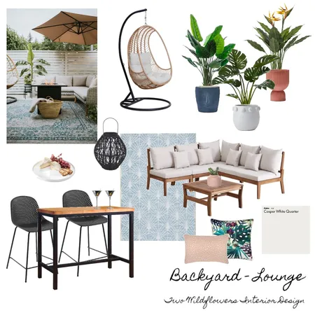 Laura Backyard Lounge Interior Design Mood Board by Two Wildflowers on Style Sourcebook
