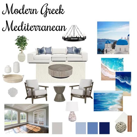 modern greek mediterranean Interior Design Mood Board by Ayusha on Style Sourcebook
