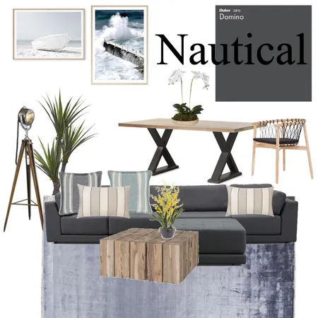 Nautical Interior Design Mood Board by Abetterbox on Style Sourcebook