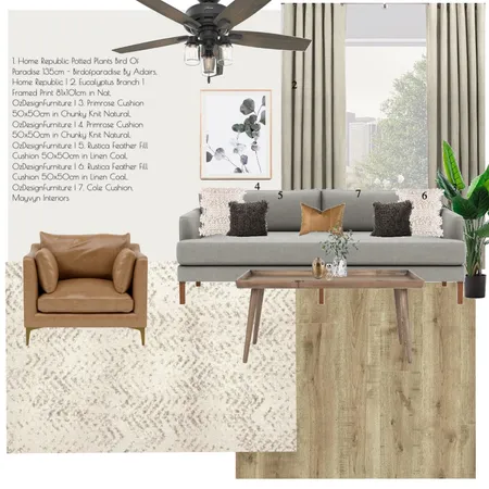 Living Room Interior Design Mood Board by Sidney on Style Sourcebook