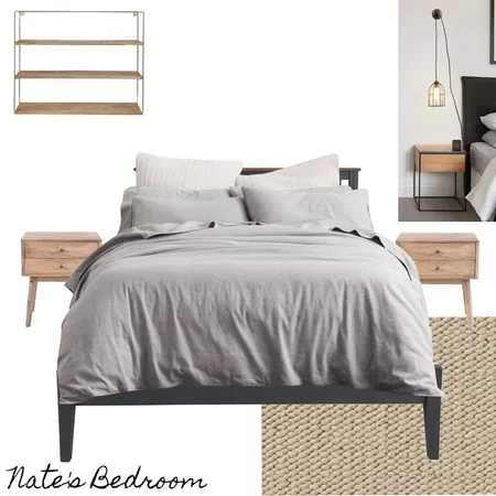 Nate's Bedroom Interior Design Mood Board by Spruce Design Studio on Style Sourcebook