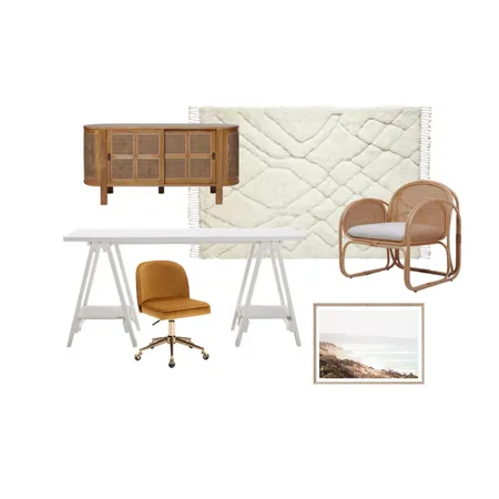 Boho Office Interior Design Mood Board by Jorja Clair Interiors on Style Sourcebook