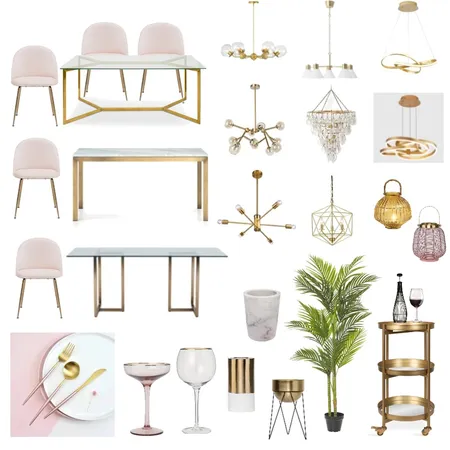 Dining 01 Interior Design Mood Board by Carolina Nunes on Style Sourcebook