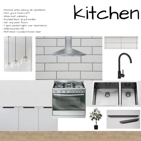 Coastal/ Scandinavian Kitchen Interior Design Mood Board by EKKMK on Style Sourcebook