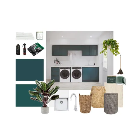Emerald Laundry Interior Design Mood Board by Holli on Style Sourcebook