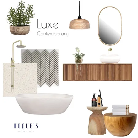 Luxe Bathroom Interior Design Mood Board by Nilufa Hoque on Style Sourcebook