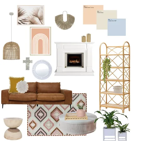 boho front room Interior Design Mood Board by charlottemacdonald03 on Style Sourcebook