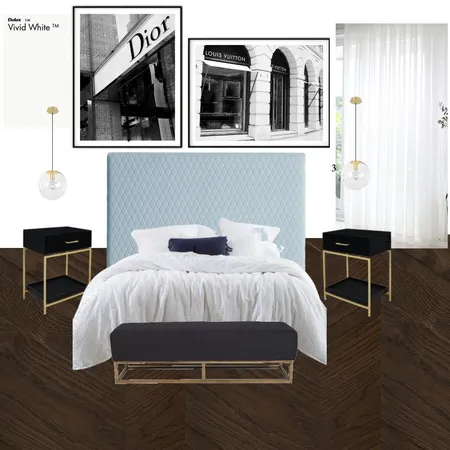 Bianca's Bedroom Interior Design Mood Board by danielmel on Style Sourcebook