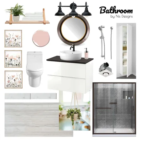 M9 Bathroom Interior Design Mood Board by Nis Interiors on Style Sourcebook