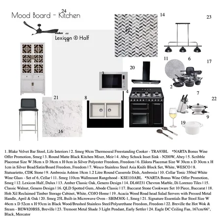 Mood Board - Kitchen Interior Design Mood Board by margueriteabbott on Style Sourcebook
