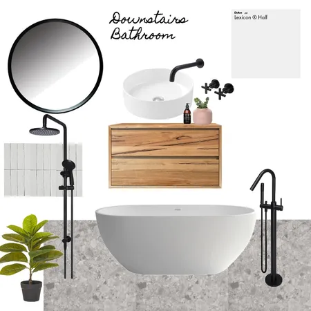 Downstairs Bathroom Interior Design Mood Board by iamnatashajane on Style Sourcebook
