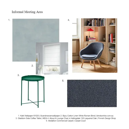Informal Meeting Area Interior Design Mood Board by Happy House Co. on Style Sourcebook