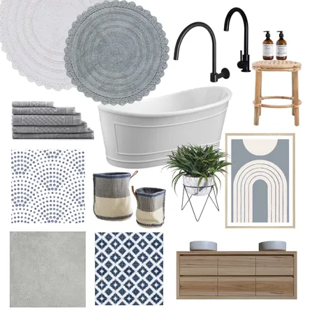 Farmhouse Bathroom Interior Design Mood Board by TJ on Style Sourcebook