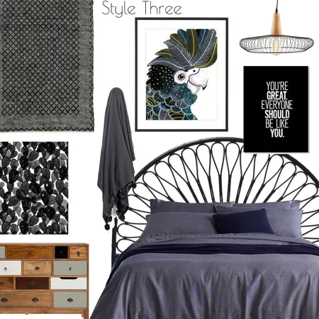 Bedroom = Style Three Interior Design Mood Board by tamikahhoffman on Style Sourcebook