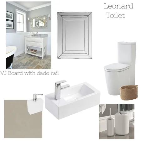 Leonard Toilet Interior Design Mood Board by Simply Styled on Style Sourcebook