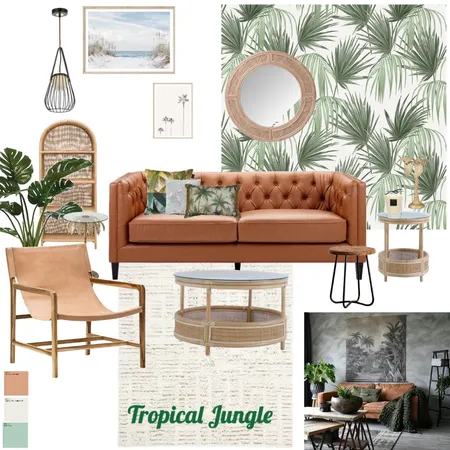 Topical Jungle Interior Design Mood Board by Interior Luxe by Farheen on Style Sourcebook